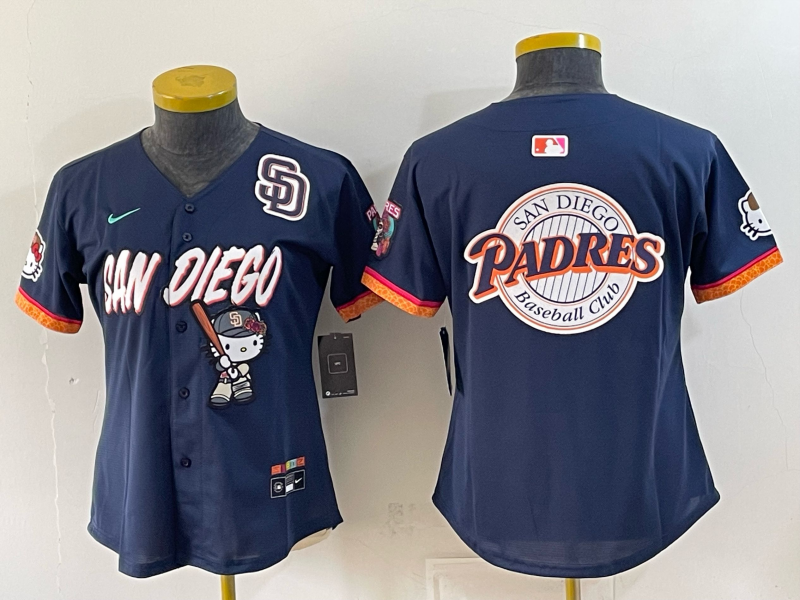 women San Diego Padres blank blue Nike 2026 MLB Jersey 0831008